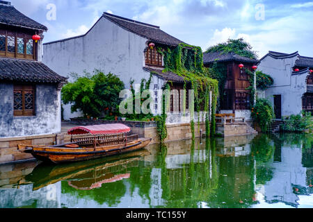 Jiashan Moon River historischen Block Stockfoto