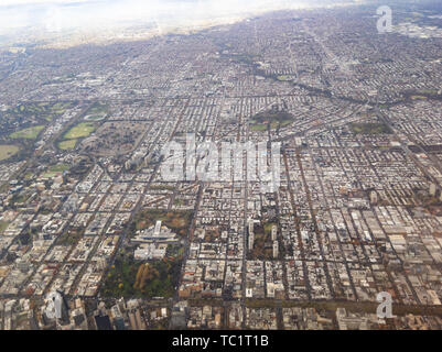 Luftaufnahme über Melbourne Australien Stockfoto