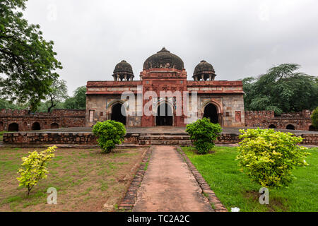 Von Isa Khan Moschee, Humayun's Grabmal, Delhi, Indien Stockfoto