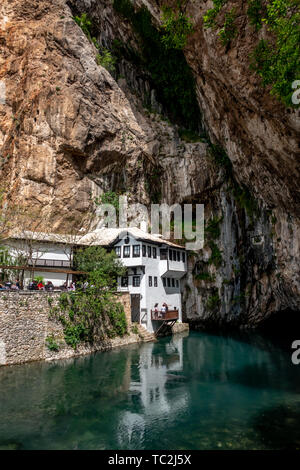 Blagaj Tekke, Bosnien und Herzegowina Stockfoto