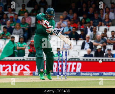 London, Großbritannien. 05 Juni, 2019. LONDON, England. Juni 05: Während der ICC Cricket World Cup zwischen Bangladesch und Neuseeland am Oval Stadium am 05. Juni 2019 in London, England. Credit: Aktion Foto Sport/Alamy leben Nachrichten Stockfoto