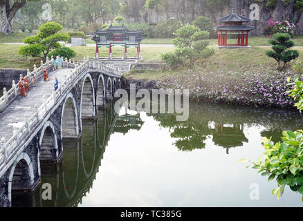 Fairview chinesische Architekturmodell Stockfoto