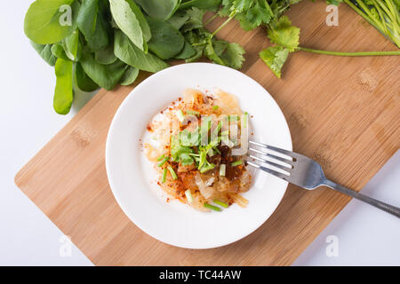 Köstliche Quallen Haut. Stockfoto