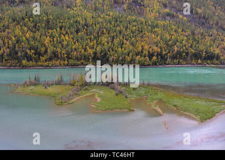 Kanas Wolong Bay Stockfoto