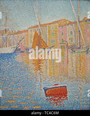 Paul Signac - rote Boje 1895 Stockfoto