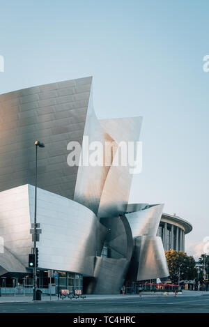 Die Walt Disney Concert Hall in der Innenstadt von Los Angeles, Kalifornien Stockfoto