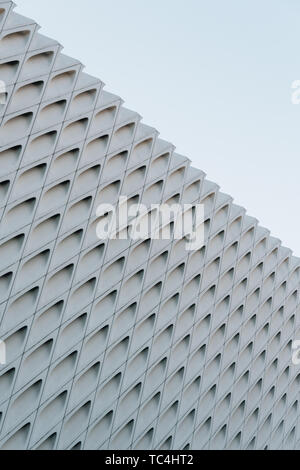 Architektonische Details der breiten Art Museum, in der Innenstadt von Los Angeles, Kalifornien Stockfoto