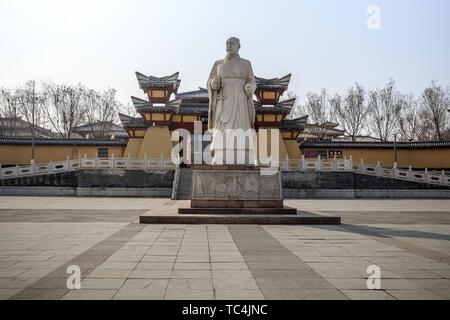 Guan Zhong Memorial Hall,Xishan Dorf, Linzi Qiling Straße, Bezirk, Stadt Zibo, Provinz Shandong Stockfoto