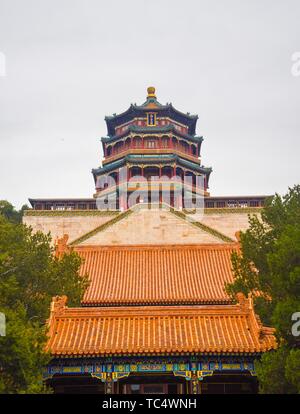 Fu xiang Pavillon Stockfoto