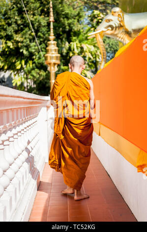 Wat Phra Singh Woramahavikarn buddhistischen Tempel Chiang Mai Thailand Stockfoto
