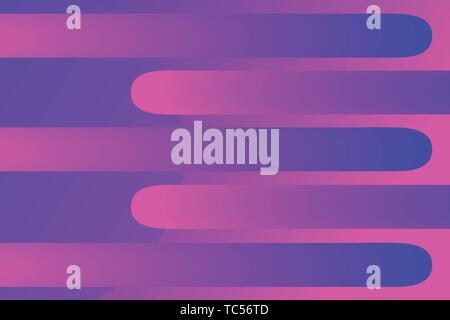 Leuchtend bunte abstrakten geometrischen Formen Hintergrund in Rot, Violett und Blau Farben Stock Vektor