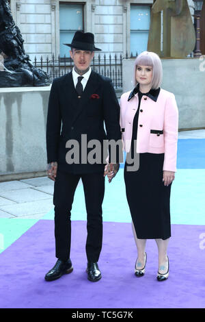 Kelly Osborne, Königlichen Akademie der Künste Sommer Ausstellung Vorschau Party, Royal Academy Burlington House, London, Großbritannien, 04. Juni 2019, Foto von Richard Golds Stockfoto