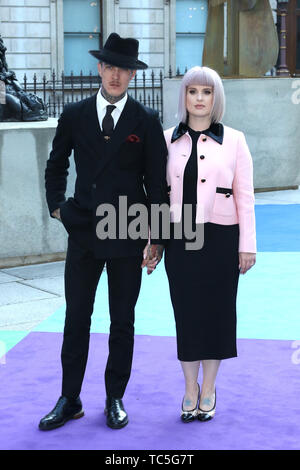 Kelly Osborne, Königlichen Akademie der Künste Sommer Ausstellung Vorschau Party, Royal Academy Burlington House, London, Großbritannien, 04. Juni 2019, Foto von Richard Golds Stockfoto