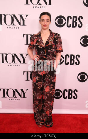 2019 Tony Awards Presse Quark statt im Sofitel. Mit: Laura Donnelly Wo: New York, New York, United States Wenn: 02. Mai 2019 Credit: Joseph Marzullo/WENN.com Stockfoto