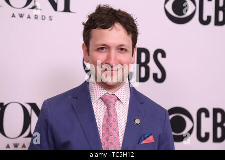 2019 Tony Awards Presse Quark statt im Sofitel. Mit: Bradley König Wo: New York, New York, United States Wenn: 02. Mai 2019 Credit: Joseph Marzullo/WENN.com Stockfoto