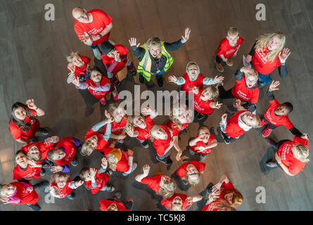 Jährliche Kinder- kulturelles Fest, Reykjavik, Island Stockfoto