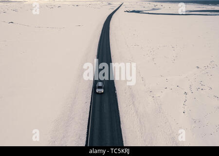 Ring Straße oder Route, Vatnajökull National Park, Island Stockfoto