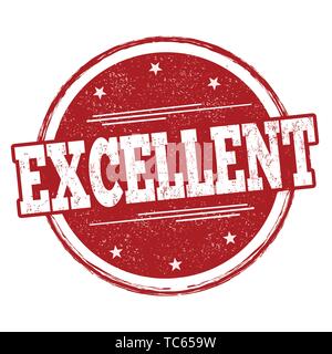 Gute Zeichen oder Stempel auf weißem Hintergrund, Vector Illustration Stock Vektor