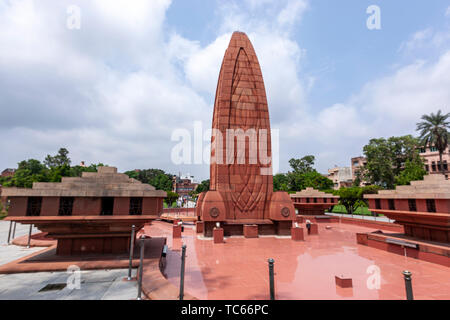 Jallianwala Bagh Memorial, Jallianwala Bagh auf das Massaker, Amritsar, Punjab, Indien gedenken Stockfoto