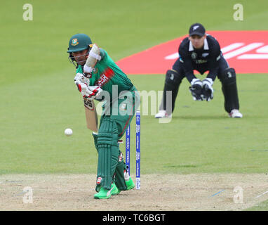 LONDON, ENGLAND. 05. JUNI 2019: Mahmudullah von Bangladesch batting während der Bangladesh v Neuseeland, ICC Cricket World Cup match, am Kia Oval, London, England. Quelle: European Sports Fotografische Agentur/Alamy leben Nachrichten Stockfoto