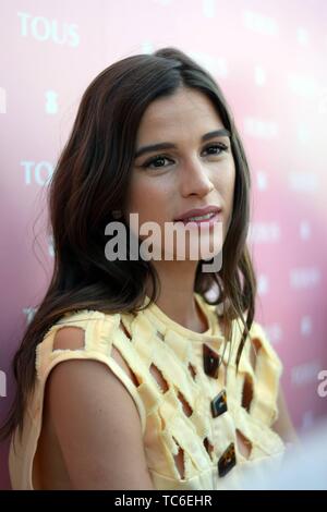 Madrid, Spanien. 05 Juni, 2019. Modell Sandra Gago während Tous und De Rigo Marke Event in Madrid am Mittwoch, den 05. Juni 2019. Credit: CORDON PRESSE/Alamy leben Nachrichten Stockfoto