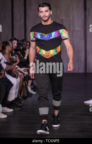 New York, USA. 05 Juni, 2019. 5. Juni 2019 - New York, USA - Grunge Herr Frühling Sommer 2020 Start- und Landebahn an der New York Fashion Week Mens. Photo Credit: Rudy k/Alamy leben Nachrichten Stockfoto