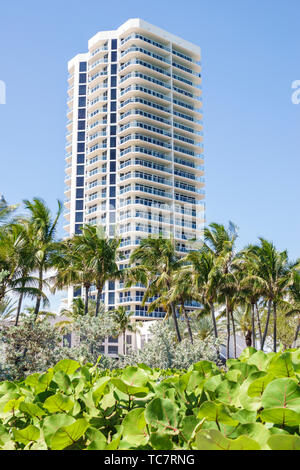 Miami Beach, Florida, North Beach, St. Saint Tropez Ocean Front, Hochhaus Wolkenkratzer Hochhäuser Gebäude Eigentumswohnung Wohnwohnung apa Stockfoto