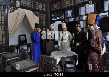 Rongguo Haus, Zhengding, Provinz Hebei Stockfoto