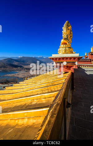 Shangri-La Songzanlin Temple (kleine Potala Palast) Stockfoto