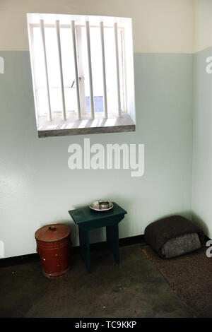Die maximale Sicherheit Gefängnis auf Robben Island wurde zwischen den Jahren von 1961 bis 1991 verwendet. Stockfoto