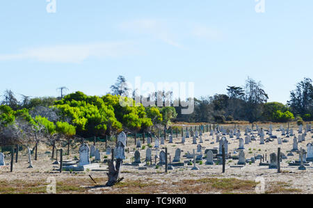 Die maximale Sicherheit Gefängnis auf Robben Island wurde zwischen den Jahren von 1961 bis 1991 verwendet. Stockfoto