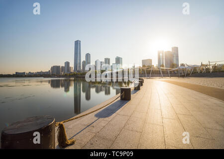 Shenzhen skyline Landschaft Stockfoto