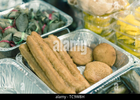 Vietnamesischen traditionellen Kuchen im Asiatischen Markt in Amerika Stockfoto