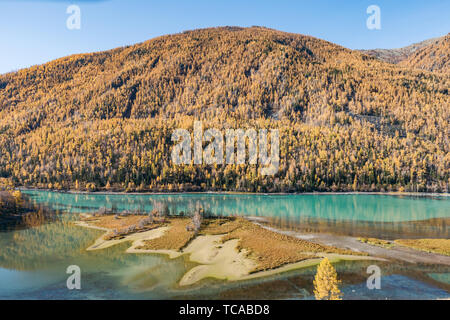 Kanas Wolong Bay Stockfoto