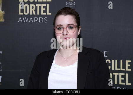 2019 Lucille Lortel Awards, die besten Off-Broadway feiern, an der NYU Skirball Center - Ankunft statt. Mit: Caitlin Kinnunen Wo: New York, New York, United States Wenn: 06. Mai 2019 Credit: Joseph Marzullo/WENN.com Stockfoto