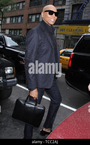 New York, NY, USA. 06 Juni, 2019. RuPaul bei Good Morning America Förderung seiner neuen Talkshow am Juni 06, 2019 in New York City. Credit: Rw/Medien Punch/Alamy leben Nachrichten Stockfoto