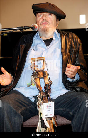 *** Foto *** Dr. John hat sich im Alter von 77 Jahren bestanden. Dr. John Bild in seinem Interview während der 12. jährlichen Non-Comm im World Cafe Live in Philadelphia, Pa am Mai 17, 2012 Star Shooter / MediaPunchInc Stockfoto