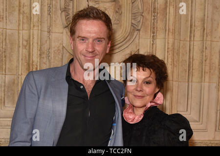 London, Großbritannien. 06 Juni, 2019. Damian Lewis und Helen McCrory nehmen an der öffnung Nacht des English National Ballet Aschenputtel in der Royal Albert Hall in London. Credit: SOPA Images Limited/Alamy leben Nachrichten Stockfoto