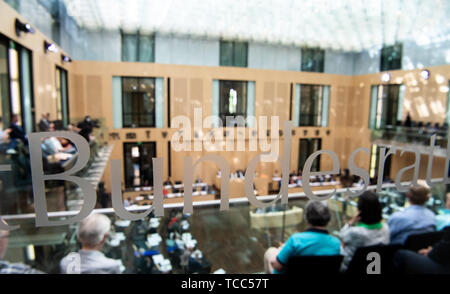 Berlin, Deutschland. 07 Juni, 2019. Der 978 . Sitzung des Bundesrats. Quelle: Bernd von Jutrczenka/dpa/Alamy leben Nachrichten Stockfoto