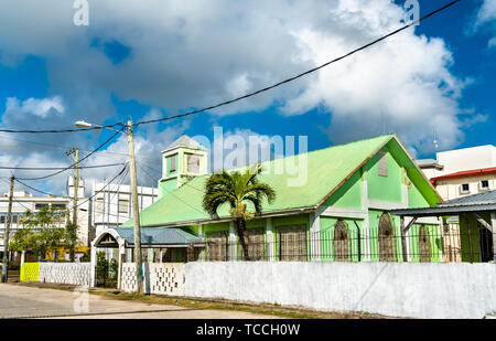 St. Andrew Presbyterianische Kirche in Belize City. Stockfoto