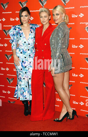 Foto muss Gutgeschrieben © Alpha Presse 078237 06/06/2019 Danny Jones Jessie J Emma Willis Pixie Lott die Stimme Kinder 2019 Photocall in London Stockfoto