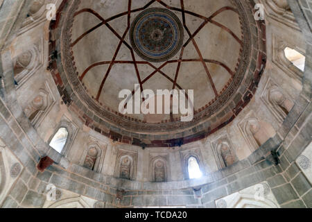 Kuppel der das Grab von Mohammed Schah Mubarak Khan - Ka-Gumbaz, Lodi Gardens, New Delhi, Indien. Stockfoto