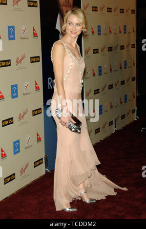 LOS ANGELES, Ca. Januar 10, 2007: Naomi Watts in der penfolds Symbol Gala - Teil der G'day LA Woche - im Century Plaza Hotel. © 2007 Paul Smith/Featureflash Stockfoto