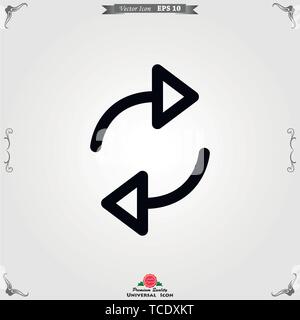 Pfeile klicken. Pfeil für die Website und App. Vector Illustration Stock Vektor