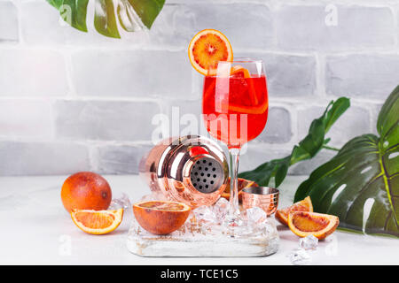 Sommer Sangria cocktail Stockfoto