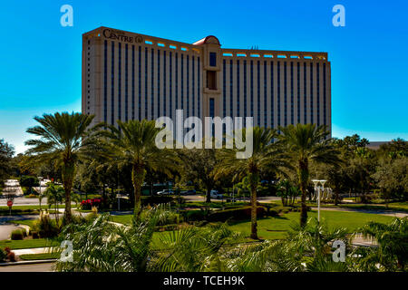 Orlando, Florida. Januar 12, 2019 Surf Expo sign in Orlando Convention Center am International Drive (2) Stockfoto