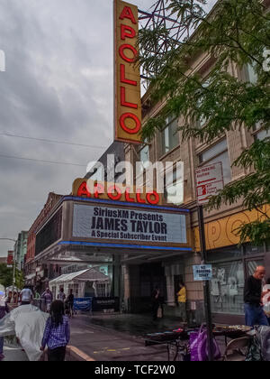 New York - Usa, Juni 16, 2015 - Apollo Theater in New York Stockfoto