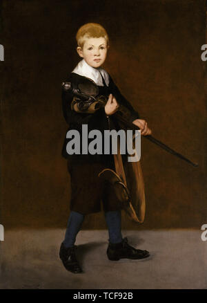 Edouard Manet - Junge mit Schwert 1861 Stockfoto