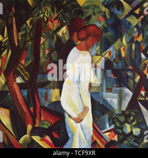 August Macke - Paar Holz 1912 Stockfoto