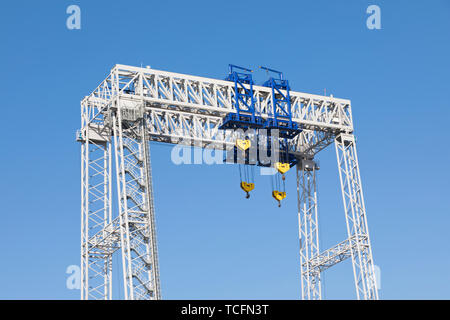 Gantry Kran, Ship-to-shore Kran Elemente Stockfoto